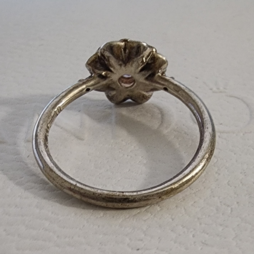 Pandora BLOOMING DAHLIA RING ENAMEL CZ SIZE 48 - Picture 8 of 8